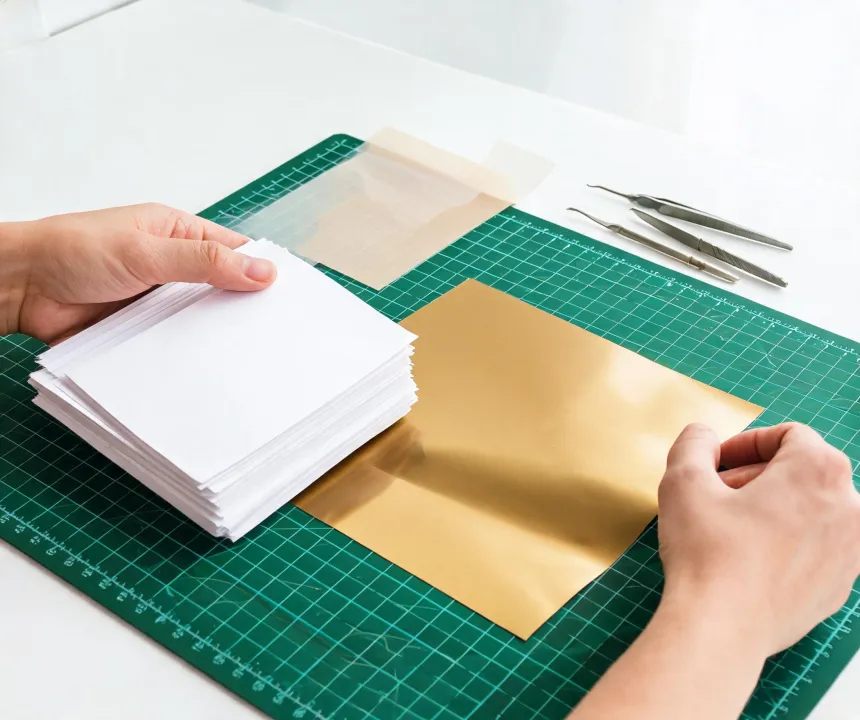 Detailed Cricut paper and vinyl preparation